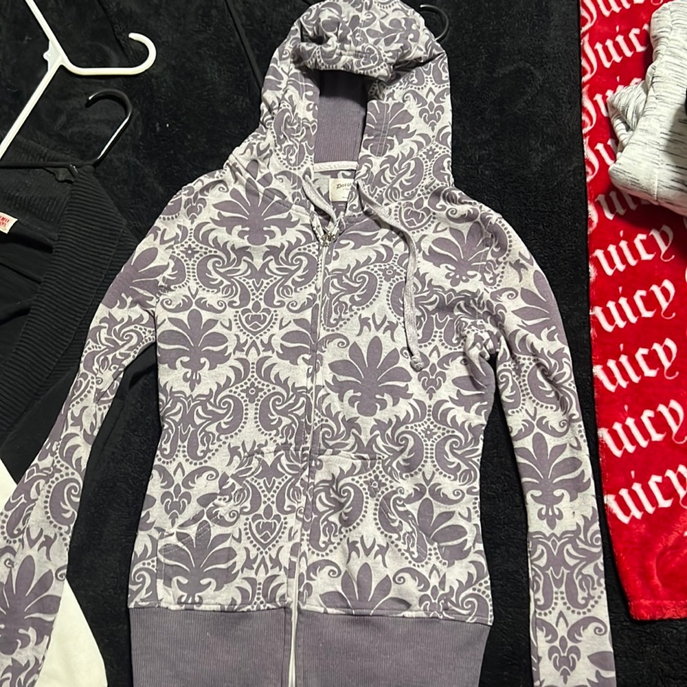 Light blue snug zip up